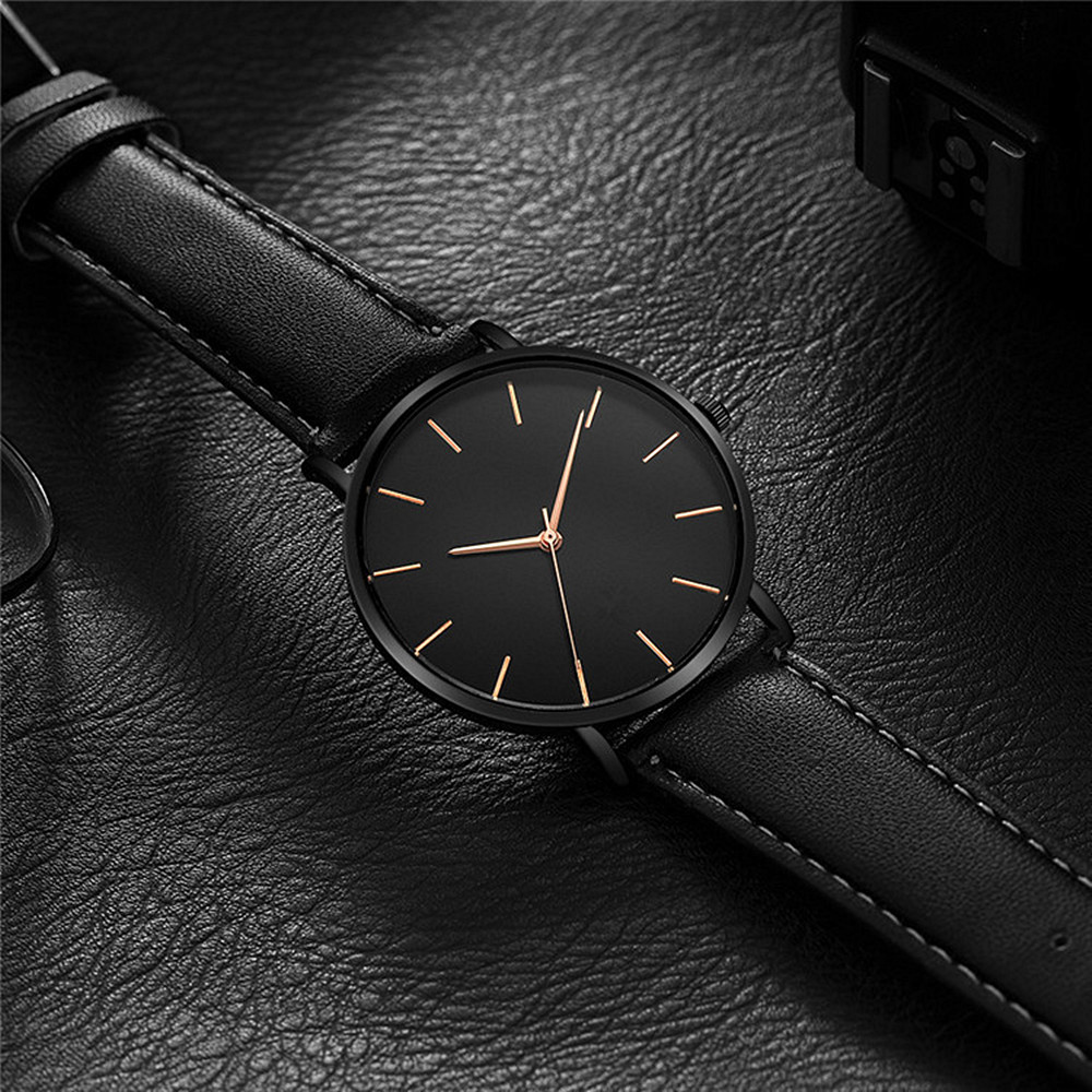Luxury Watch Maker - Męski zegarek kwarcowy w prostym stylu,