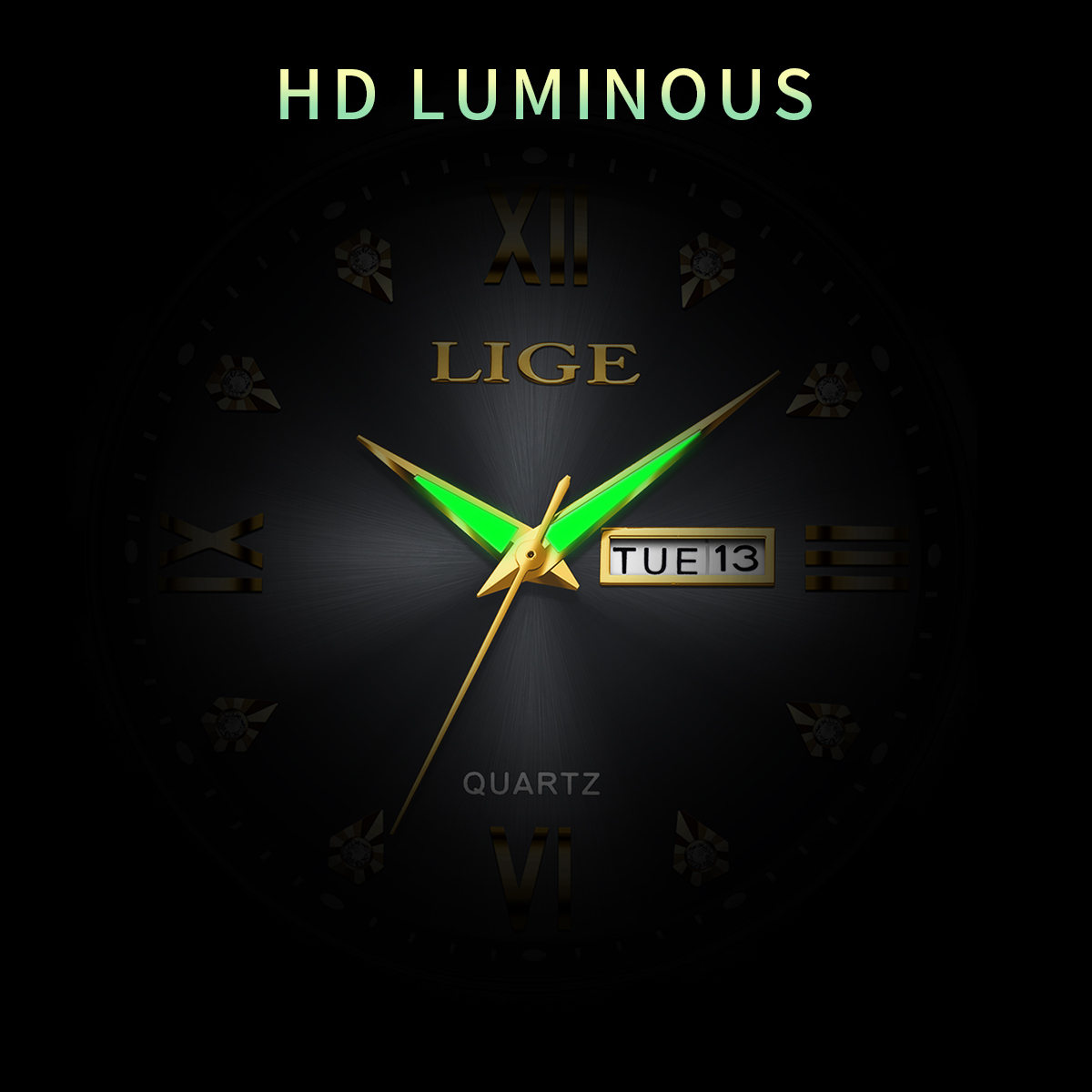 LIGE Nowy Męski Luksusowy Zega – Luxury Watch Top 10 recenzja i cena