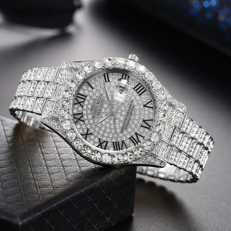 Popularny złoty luksusowy zega – Luxury Watch Iceberg recenzja i cena