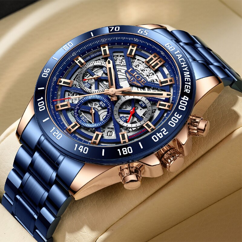 LIGE 2024 Nowość męska marka l – Luxury Watch Maker recenzja i cena