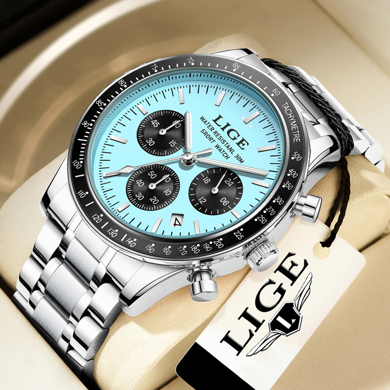 LIGE Luksusowy Zegarek Męski N – Luxury Watch Top 10 recenzja i cena